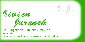 vivien juranek business card